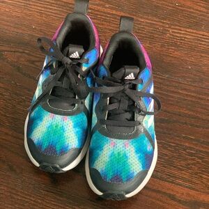 Adidas Youth Unisex Tie Dye Athletic Sneakers Size 2.5 Kids Running Shoes